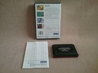 Vintage 1988 SEGA Master System SMS Game Golvellius Complete 2