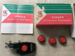 Vintage Singer Automatic Zigzagger 161157 Sewing Machine Attachment 201 221 222