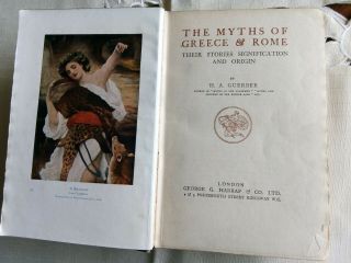 The Myths Of Greece And Rome - by H.  A.  Guerber.  illustrated 2