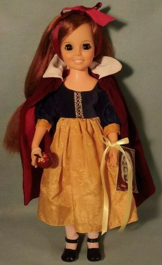 Vintage Ideal Crissy Doll Hair That Grows 1973 In Snow White Oufit 18in.