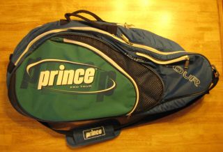 Prince Pro Tour Tennis Bag & 2 Vintage Wilson Rackets - Us