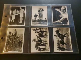 1936 Ardath " Photocards " Group - A (boxing/golf/tennis/horse Racing) Full - 22