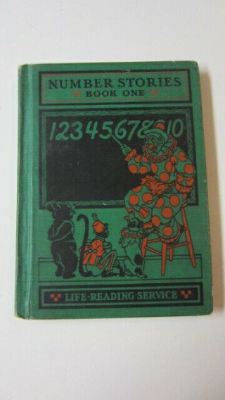 Hb,  1932,  Number Stories Book One,  Life Reading Service,  Early Reader