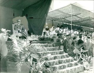 Vintage Photograph Of King Hassan Ii Morocco