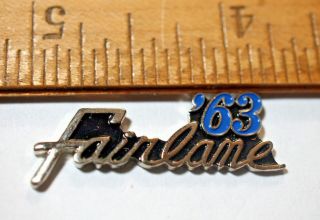 1963 Ford Fairlane Lapel Pin,  Hat Tack,  Tie Tack,  Vintage