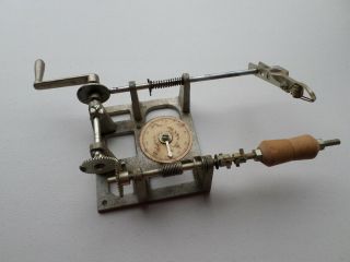 Vintage Morris Register Electric Wire Coil Winder Hand Crank Antique Radios