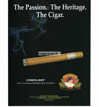 1998 Cuesta - Rey Cigars Shows Logo Vtg Print Ad