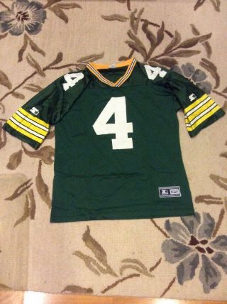 Green Bay Packers Brett Favre 4 Starter Jersey Size 52 Xl Vintage Nfl Football