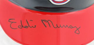 Eddie Murray Signed Authentic Cleveland Indians Full Size Batting Helmet Beckett 2