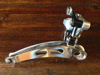 Vintage Campagnolo Record Front Derailleur Clamp - On 28.  6mm.  Mint/nos