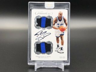 Shaquille O’neal 2016/17 Flawless Dual Patch Auto /25 Encased