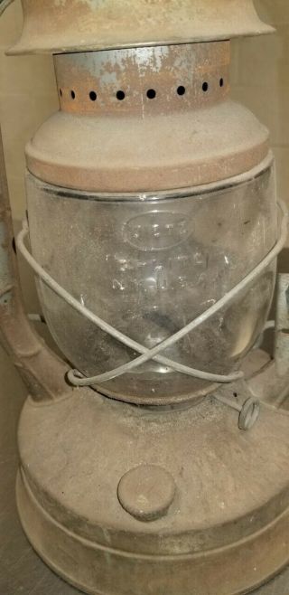 Vintage Dietz Lantern No.  2 D - Lite USA Made NY Oil Lantern 3