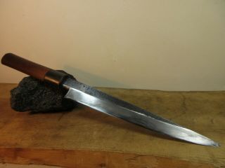 Vintage: Old: Japanese Kitchen Knife/yanagiba 180/310mm/ Horn