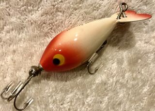 Fishing Lure Whopper Stopper Back Runner Red Head Beauty Tackle Box Crank Bait 2