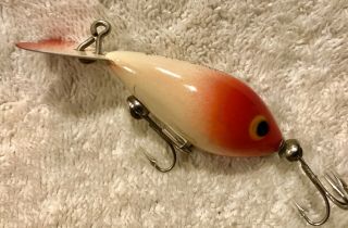 Fishing Lure Whopper Stopper Back Runner Red Head Beauty Tackle Box Crank Bait 3