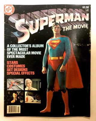 Vintage Collectors Album Superman The Movie 1978 Dc Comics