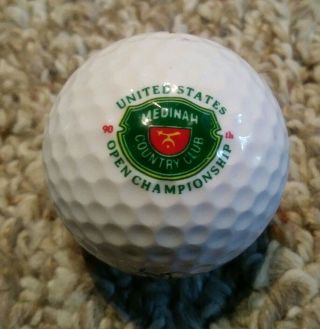 Collectible Logo Golf Ball 90th Us Open Medinah 1990 Hale Irwin - Oldest Ever