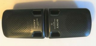 Vintage Sony Srs - P3 Stereo Speaker System/ Portable Walkman Discman Speakers