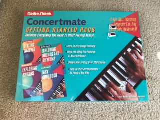 Vintage Radio Shack Concertmate Getting Started Pack Piano Books