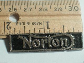 Vintage Norton Name Bar Motorcycle Pin,  Lapel Pin,  Hat Tack Badge,  (b)