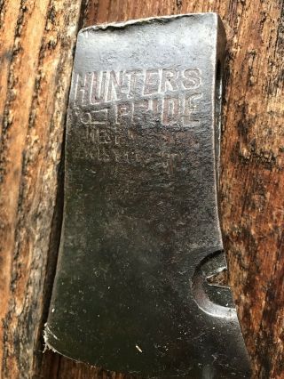 Vintage James Mann Hunters Pride Hatchet Embossed Tool