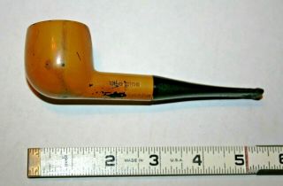 “the Pipe” Harvest Gold Smoking Pipe Pot 70’s Space Age Materials Hard Nylon