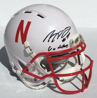 Nebraska Cornhuskers Tommy Armstrong Jr Signed Autographed Football Helmet