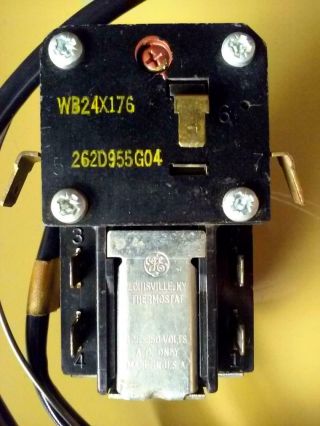 WB24X176 GE vintage oven thermostat with 47 