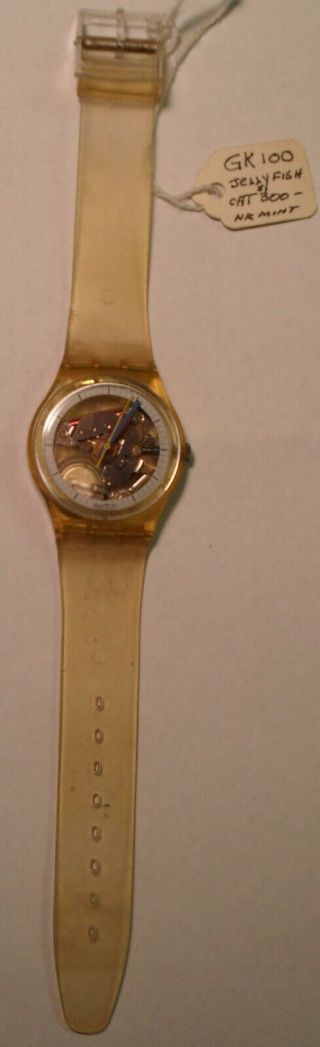 Vintage Swatch Watch Gk100 Jelly Fish