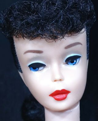 Stunning Vintage Brunette Ponytail Barbie Doll