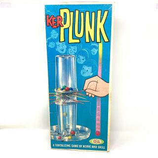 Vintage Ker Plunk Game 1967 Ideal Toy Corp.  Hollis,  Ny Game Of Nerve And Skill