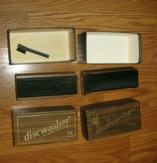 2 Vintage D4,  Discwasher Vinyl Record Care System Brush