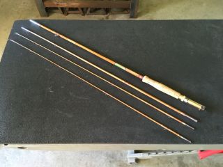 Vintage Stream Master Bamboo 8’ 6” 3 Piece Fly Rod Made In Japan