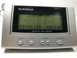 Radioshack 43 - 3903 Caller Id Display Box Tilting Large Display Vintage