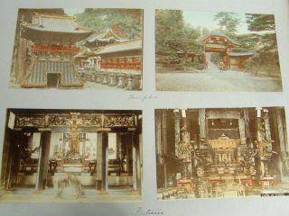 Antique Japan Albumen Photo Album Tokyo Kamakura Empress Nagasaki Kobe 52 Photos