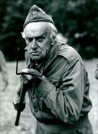 Vintage Photograph Of John Laurie A British Actor Stars As Private Frazer