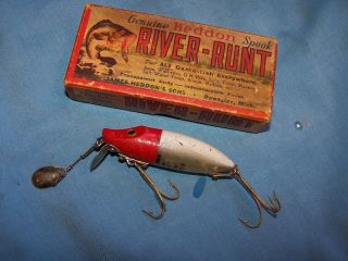 Vintage Heddon River Runt Spook Floater Lure In The Box,  9110rh