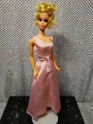 1971 Growin Pretty Hair 1144 Vintage Barbie Doll Tnt Mattel