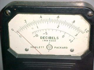 Vintage HP Hewlett Packard 330B Portable Distortion Analyzer 3
