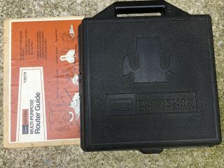 Vintage Sears Craftsman Commercial Router Kit 315.  25070 1 Hp Hard Case W Guide