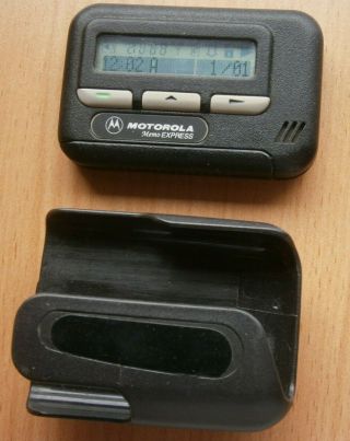 Motorola Memo Express Vintage Radio Pager Gadget Retro Electronics Communication