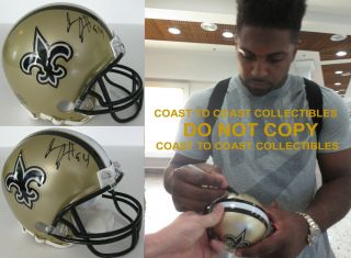 Cameron Jordan Orleans Saints Signed Autographed Mini Helmet,  Proof
