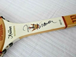 Jack Kramer Autographed Signed Tennis Racket Wilson