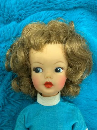Vintage Tammy Doll Auburn / Lt Brown Hair Ideal Toy Corp Bs - 12 5
