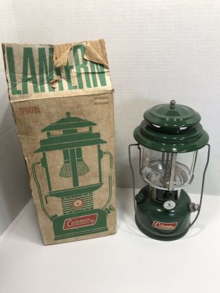 Vintage Coleman Two Mantle Lantern Model 220h - Dated 9/73