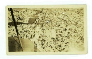 Aerial View Of Bend,  Oregon Taken By Aviator Ted Barber Orig 1930 