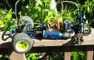 Vintage Team Associated (rc10t) Rolling Chassis W/ Os Engine