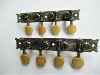 Vintage Gibson Style Mandolin Tuners,  Early 1900 