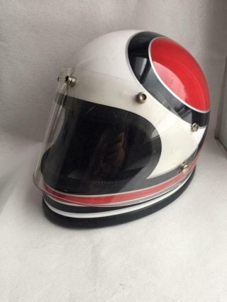 Vintage Yamaha Snowmobile Racing Helmet