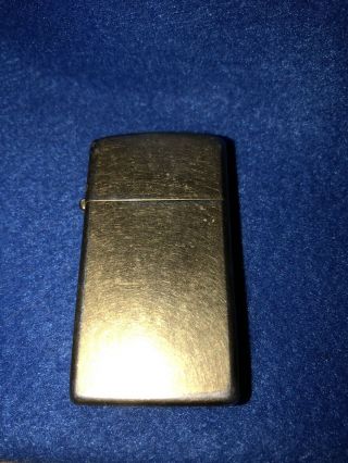 Vtg 1983 Zippo Gold Tone Slim Lighter